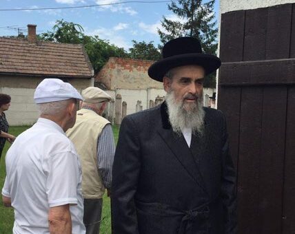 The Rebbe shlita entering Ohel